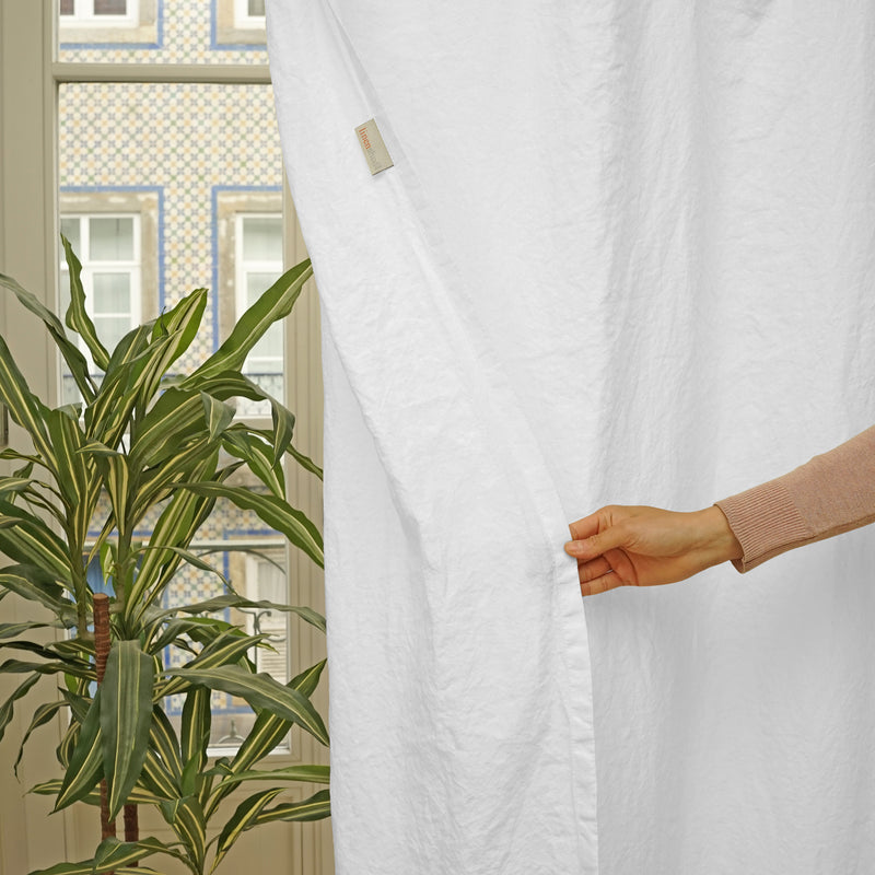 custom made Linen curtain unlined