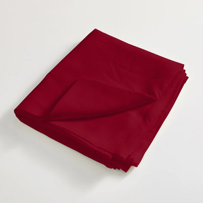 Linen Top Sheet Burgundy