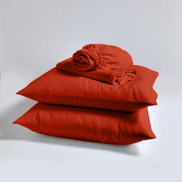 Bed Linen Sheets Set Coral