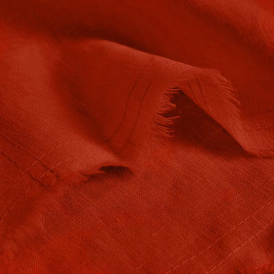 Frayed Edge Border Flat Sheet Coral