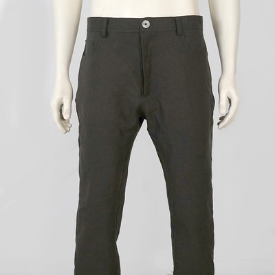 Linen pants, Jeans “Flavio” #colour_jet-black