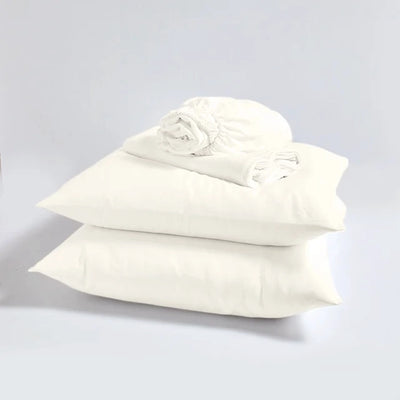 Bed Linen Sheets Set Ivory