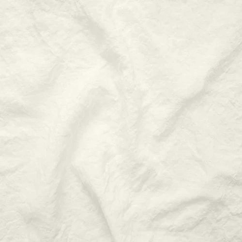 Swatch ivory for Gathered Washed Linen Dust Ruffle 