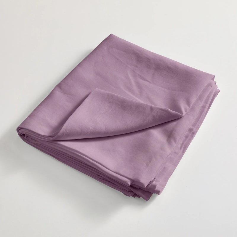 Linen Top Sheet Lilac