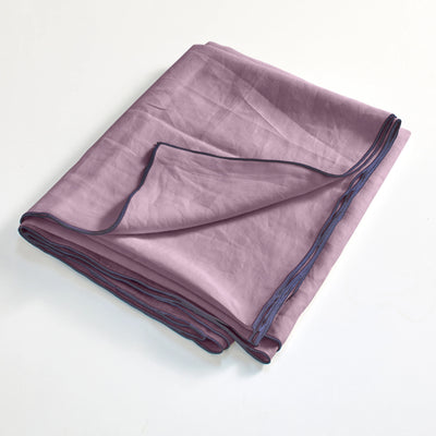 Bourdon Edge Flat Sheets Folded Lilac