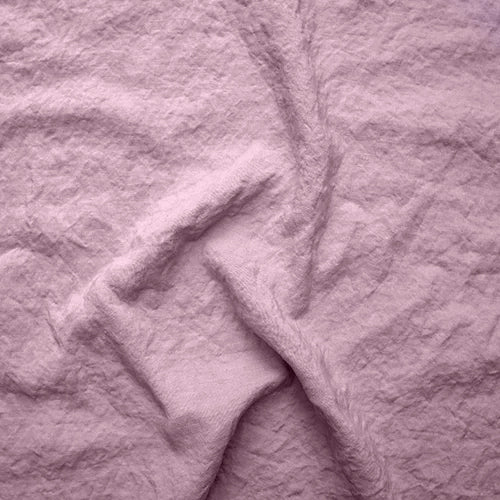 Swatch lilac for Split-Corner Linen Bed Skirt 