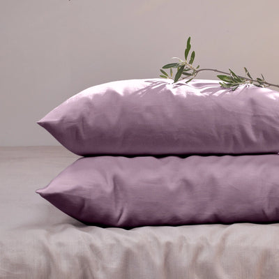 Housewife Linen Pillowcases lilac