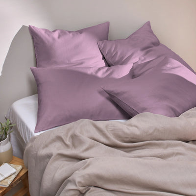 Housewife lilac Linen Pillowcases