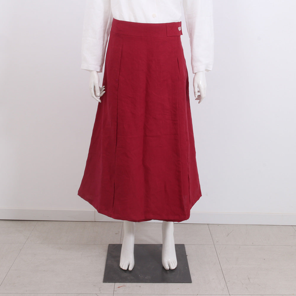 Linen Midi Skirt | Bonjour le Lin