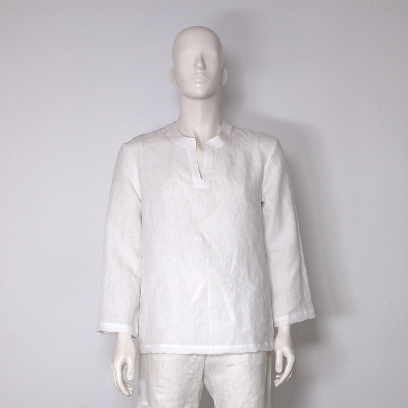 Men’s Washed Linen Tunic 