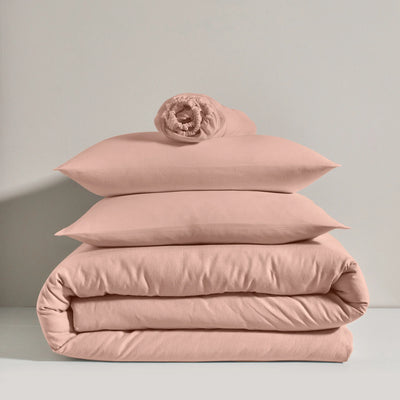 Linen bedding set nude