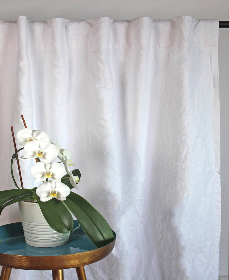 Pure Washed Linen Curtain (No lining) 