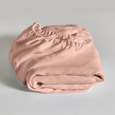 Nude Linen Fitted Sheet