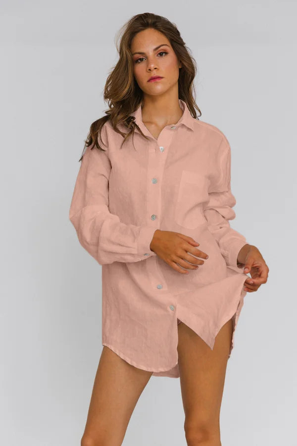 Casual Boyfriend shirt "Eva" nude