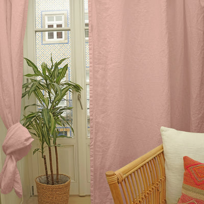 nude Linen curtain without lining