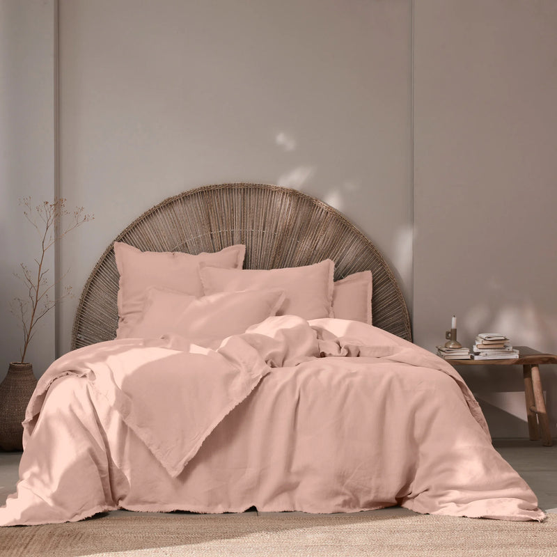 Frayed edges Duvet Cover Nude