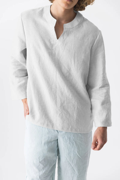 Men’s Linen Tunic "Luciano" Optic white