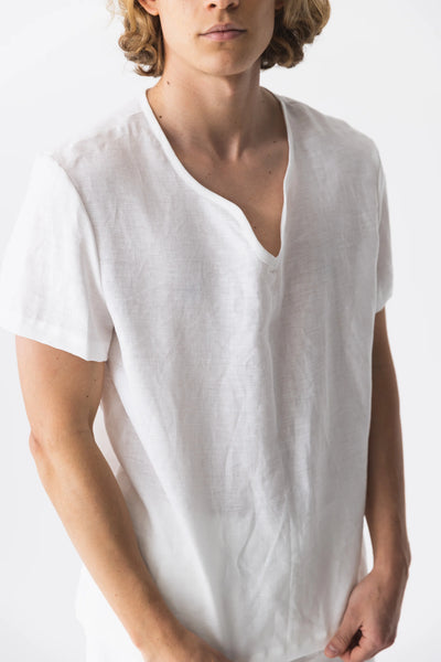 Men’s Sleeveless Tunic "Marcelo" white