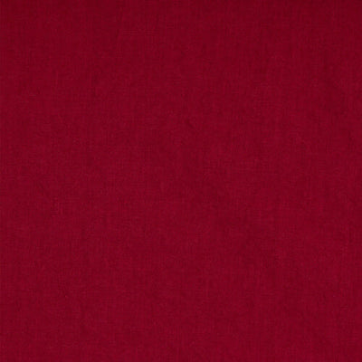 round washed linen tablecloth #colour_burgundy