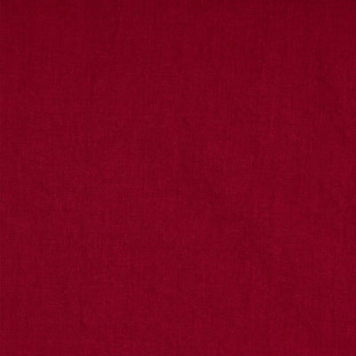 Linen Ruffled Tablecloth in cust. size #colour_burgundy