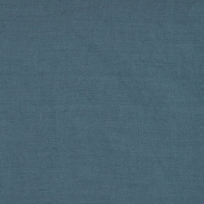 Buttoned Washed Linen Duvet Cover #colour_french-blue