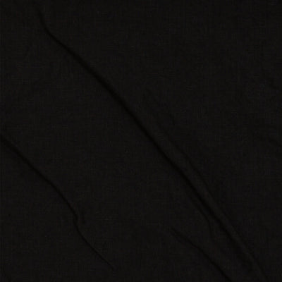 Men's Soft Linen Pyjamas Trousers #colour_jet-black