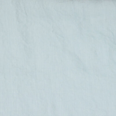 Ruffled Linen Top Sheet #colour_icy-blue
