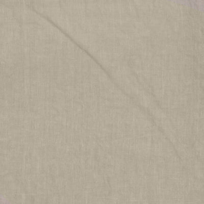 round washed linen tablecloth #colour_natural