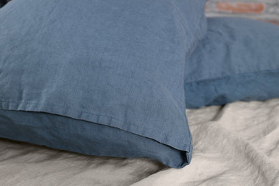 Housewife Linen Pillowcases #colour_french-blue