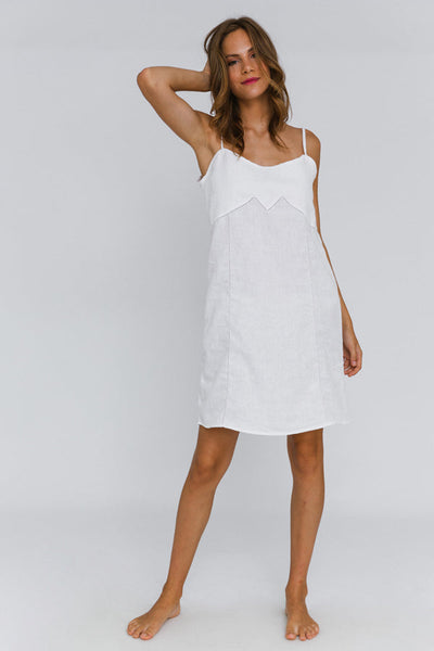 Washed Linen Nightgown "Olívia"