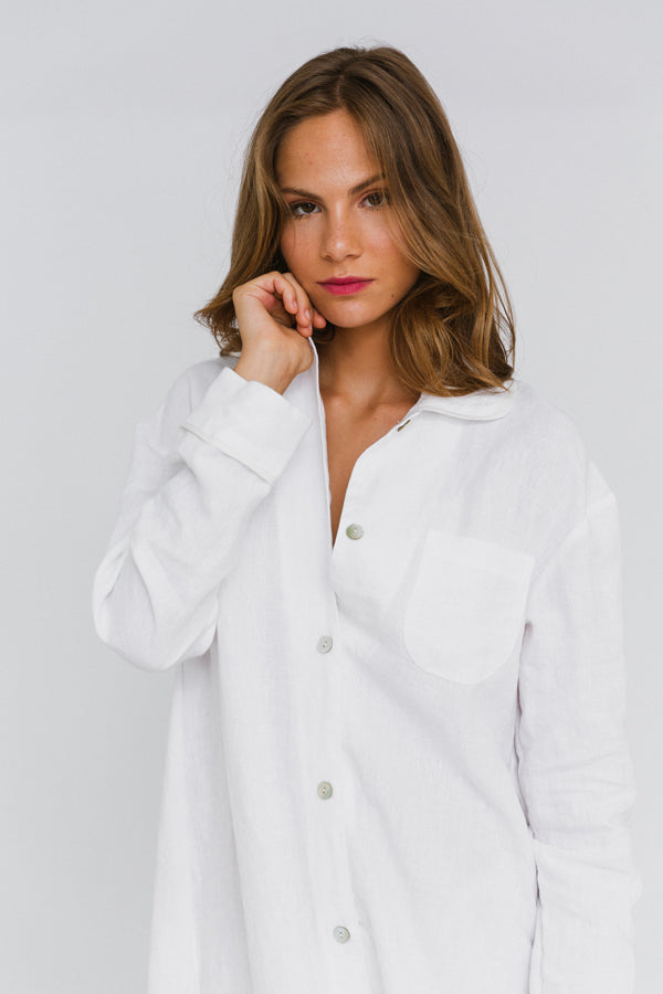 Luxury Linen Nightgown “Mel”