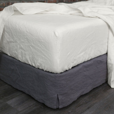 Linen Fitted Sheet #colour_ivory