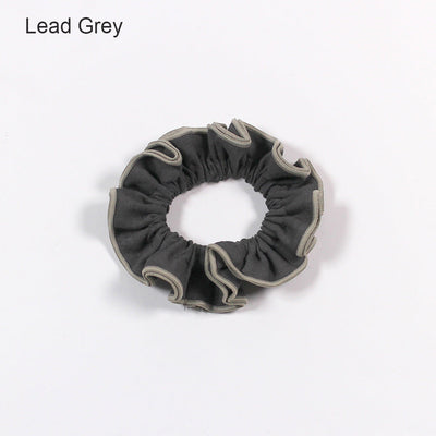 Bourdon Linen Scrunchies #colour_lead-grey
