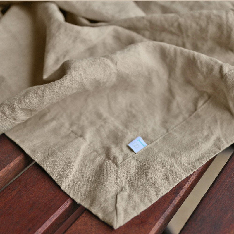 Rustic Natural Linen Tablecloths