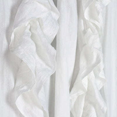 Detail Of Ruffles Lines Blackout Curtains