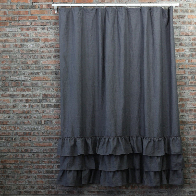 Ruffled Shower Curtain 
