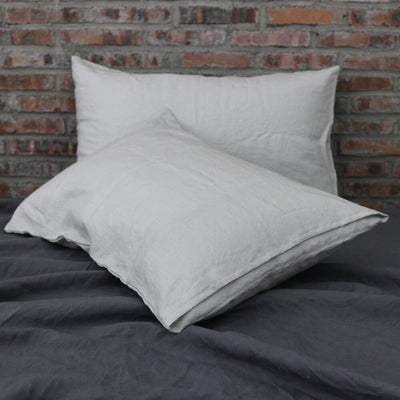 Housewife Linen Pillowcases #colour_stone-grey