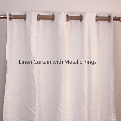 Drops Ruffles Linen Window Curtain